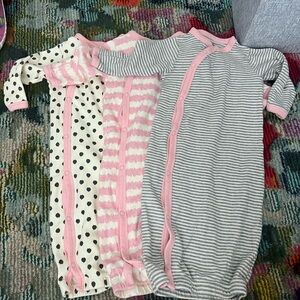 Cozy Gowns - Pink, Gray, Cream